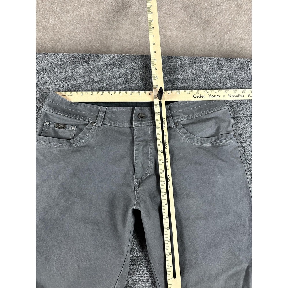 Kuhl Kanvus Jeans Mens 38x30 Straight Fit Stretch Canvas Articulated Knees Pants - Picture 4 of 13